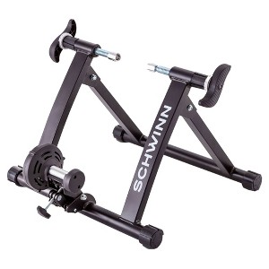 Schwinn Indoor Exercise Steel Bicycle Trainer with Magnetic Resistance Mechanism and Quick Release Skewer for Sports and Fitness - 1 of 4