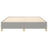 vidaXL Bed Frame Light Grey - 4 of 4