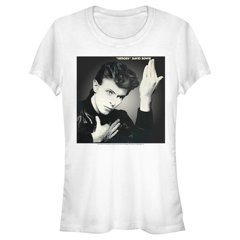 Juniors Womens David Bowie Heroes T-Shirt - image 1 of 4