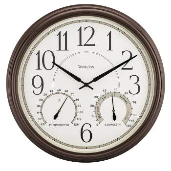 20" Indoor and Outdoor Wall Clock - Westclox