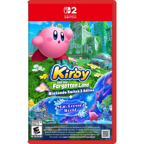 Kirby y la Tierra Olvidada + Mundo Cruzado por Estrellas - Nintendo Switch 2