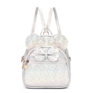 Narwey Girls Bowknot Polka Dot Cute Mini Backpack Small  display picture 3