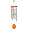 Wind & Weather Medium Anodized Aluminum Amazing Grace Wind Chime With Ash Wood Disk And Wind Catcher - image 2 of 3