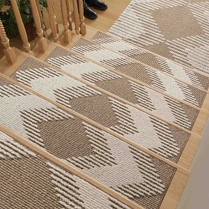 BAGOKIE 15 Pack 8"x30" Non-Slip Carpet Stair Treads - 1 of 4