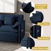 41.73'' Oversized Modular Chenille Armchair, Modern Upholstered Sofa Chair with Deep Seat for Living Room Bedroom-3irtyhousy - 2 of 4