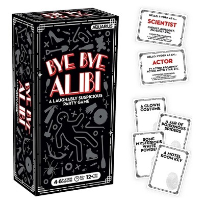 Aquarius Puzzles Bye Bye Alibi Card Game