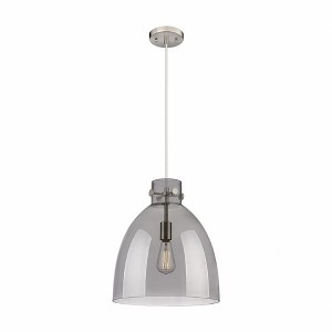Newton Bell - 1 Light Pendant In Industrial Style-16 Inches Tall and 14 Inches Wide - 1 of 1