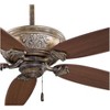 54" Minka Aire Vintage Rustic Indoor Ceiling Fan French Beige Maple Wood Blades for Living Room Kitchen Bedroom Family Dining Home - 3 of 4