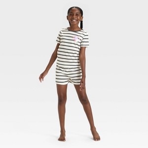 Girls' 2pc Short Sleeve Pajama Set - Cat & Jack™ - 1 of 4
