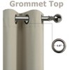 Kate Aurora 100% Thermal Room Darkening Bath & Kitchen Window Curtains - 4 of 4