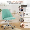 Lyngins Modern Armless Upholstered Home Office Desk Chair,Adjustable Swivel Task Chair for Office,Study,Vanity Room - 3 of 4