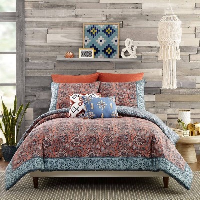 blue and white comforter target