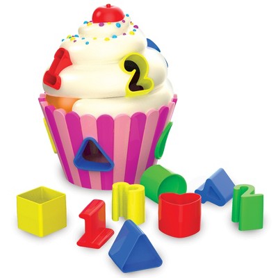 cupcake shape sorter