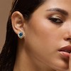 SOHI Women's Sapphire Blue The Midnight Loop Stud Earrings - 4 of 4