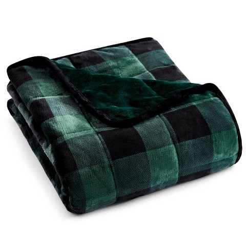 Buffalo plaid weighted discount blanket