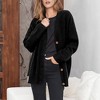 Clearlove Women's Cardigan Sweaters Open Front Oversized Button Lightweight Casual Sweaters V Neck Loose Cardigans Knit Outwear. - 2 of 4