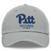 NCAA Pitt Panthers Nico Cotton Hat: Adjustable Solid Gray Baseball Cap - 2 of 4