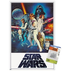 Trends International Star Wars: A New Hope - One Sheet (No Billing Block) Unframed Wall Poster Prints - 1 of 4