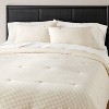 3pc Mini Grid Stitch Comforter Bedding Set - Hearth & Hand™ with Magnolia - 2 of 4