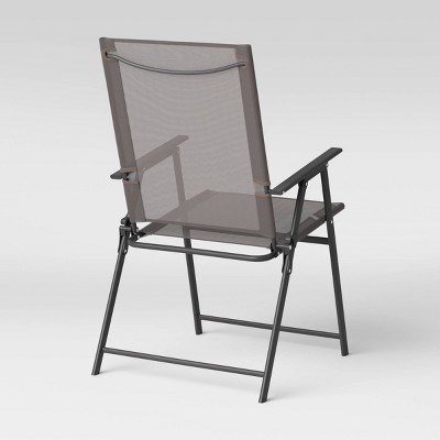 Sling Folding Patio Chair Gray, Sling Folding Patio Chair Target