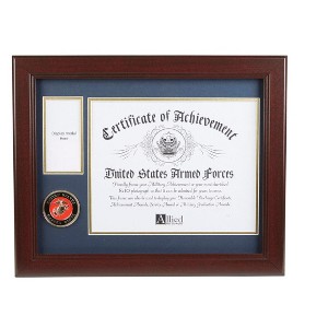 Allied Frame US Armed Forces Medal and Award Certificate Frame - 8 x 10 Opening - 1 of 3