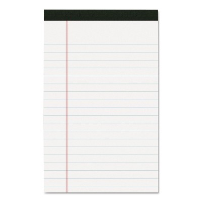 Roaring Spring USDA Certified Bio-Preferred Legal Pad Ruled 5 x 8 40 Sheets White 12/Pack 24316