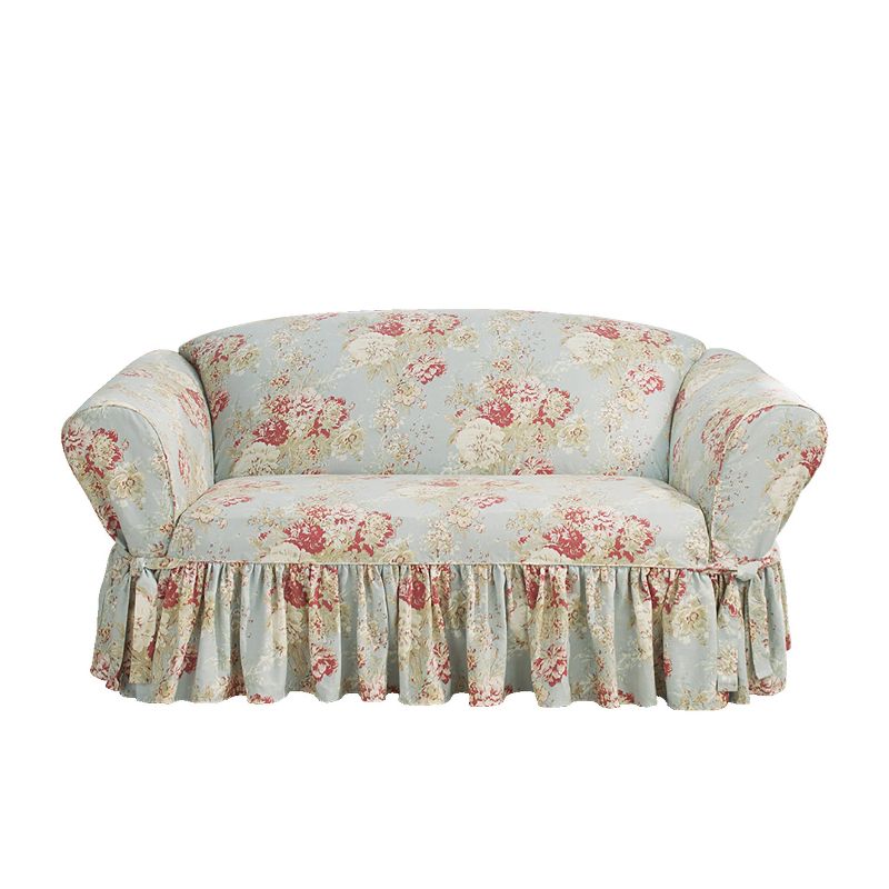 Ballad Bouquet Loveseat Slipcover Rob&#39;s Egg - Waverly Home, 1 of 4
