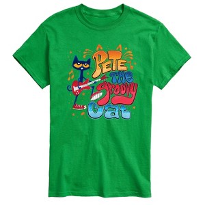 Men's - Pete the Cat - Groovy Poster Short Sleeve Graphic T-Shirt - 1 of 4