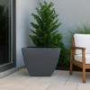 Tusco Products Plastic Modern Short Square Planter - 3 of 3