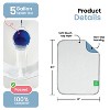 IMPROVIA® Washable Underpads 18”x24”, Heavy Absorbency Waterproof Incontinence Pads for Kids, Adults & Pets – Protects Bed, Couch, Sofa & Floor - 3 of 4