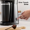 ZAFRO Coffee Maker, Mini Single Serve Coffee Maker Brewer Includes 14Oz, Thermal Travel Mug with Stainless Steel Interior, Reusable Filter, for Home - 2 of 4