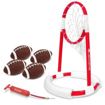 Wave Runner Grip It Waterproof Football- Size 9.25 In. with Sure-Grip  Technology, Let's Play Football in the Water! Deflated With Pump (Random  Color)