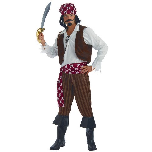 Forum Novelties Mens Shipwrecked Pirate Costume : Target