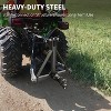 3-Point Trailer Hitch, 2" Receiver, Heavy Duty Drawbar, Fits Category 1 Tractors (Kubota, Yanmar, Kioti, NorTrac) - 2 of 4