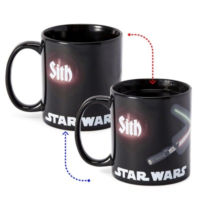 Seven20 Star Wars Jedi/Sith Clash - 20oz Heat-Reveal Ceramic Mug