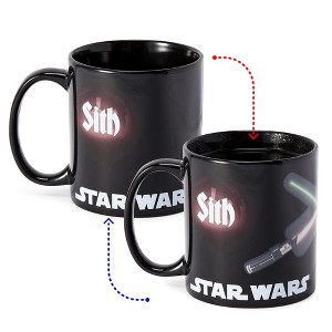 Seven20 Star Wars Jedi/Sith Clash - 20oz Heat-Reveal Ceramic Mug - 1 of 4