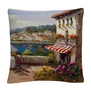Rio 16 X 16 Decorative Throw Pillow by Trademark Fine Art - 1 of 4