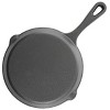 Gibson Home Brickstone 3 Piece Pre-Seasoned Cast Iron Skillet Set in Black - 3 of 4