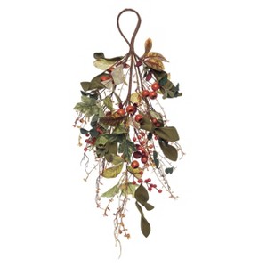 Transpac Foam 24 in. Multicolored Harvest Persimmon T-Drop - 1 of 2