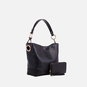 MKF Collection Wandy Soft Vegan Leather Hobo & Wallet Set by Mia K - 1 of 4