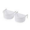 Prevue Pet Products Large Hanging Half-round Bird Cage Cup 1182. - 2 of 3