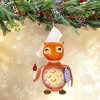 De Carlini Italian Ornaments 5.0 Inch Night Owl Christmas Tree Ornament , Ornament Italian Sleepy  Bird (1PC) - 2 of 4