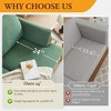 Gerrico 89" 3 Seater Sofa Couch with Deep Seats, Upholstered Sofa with Armrests, Comfy Couches for Living Room, Apartment and Office - 2 of 4