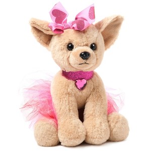 Bearington Chichi Chihuahua Stuffed Animal Toy Puppy Dog with Tutu, 13" - 1 of 4