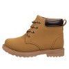 Josmo Unisex Kids Combat Boots - Lace Up Ankle Boots for Boys and Girls, Classic Combat Style, Casual Boots for Toddlers - 3 of 4