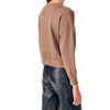 Women's Round Neck Polly Sweater - DELUC - 2 of 4