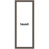 PosterPalooza | 14x40 Modern Bamboo Picture Frame, UV Acrylic, 5 Finishes - 2 of 4