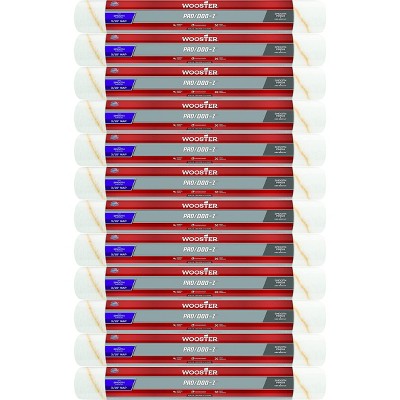 Wooster Genuine 18" Pro/Doo-Z 3/16" Nap Roller Cover 12-Pack, RR641-18-12PK