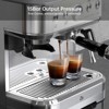 COZONY 15-Bar Espresso Machine with Grinder, Semi-Automatic, Dual PID, 80oz Tank, Milk Frother, Self-Cleaning - 3 of 4
