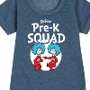 - Dr. Seuss - Pre-K Squad  Thing 1 and Thing 2 Graphic Short Sleeve Fleece Dress - 2 of 4